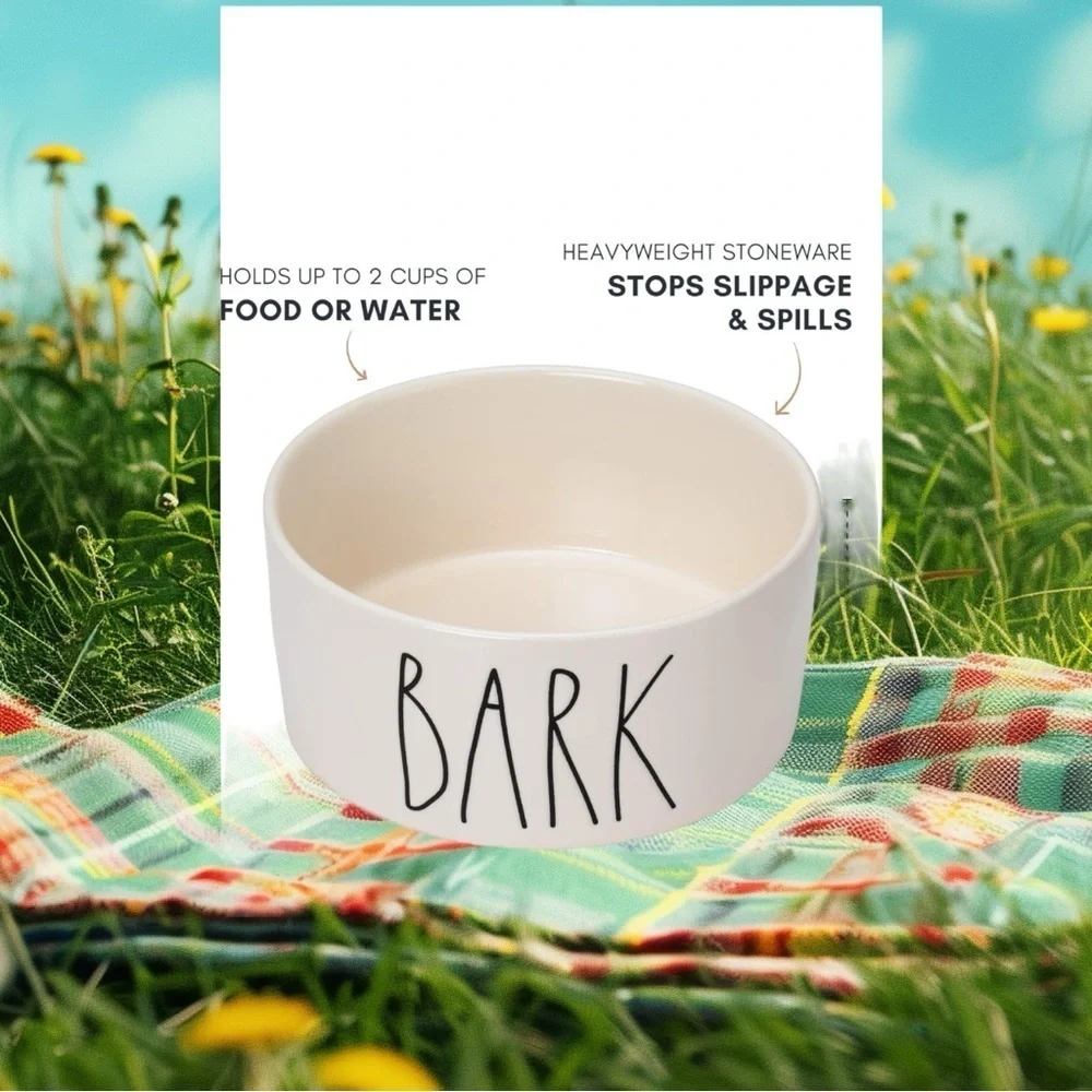 New Rae Dunn Dog Pet Bowl 